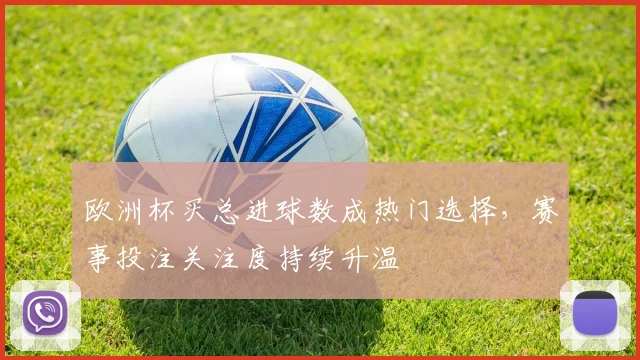 欧洲杯买总进球数成热门选择,赛事投注关注度持续升温