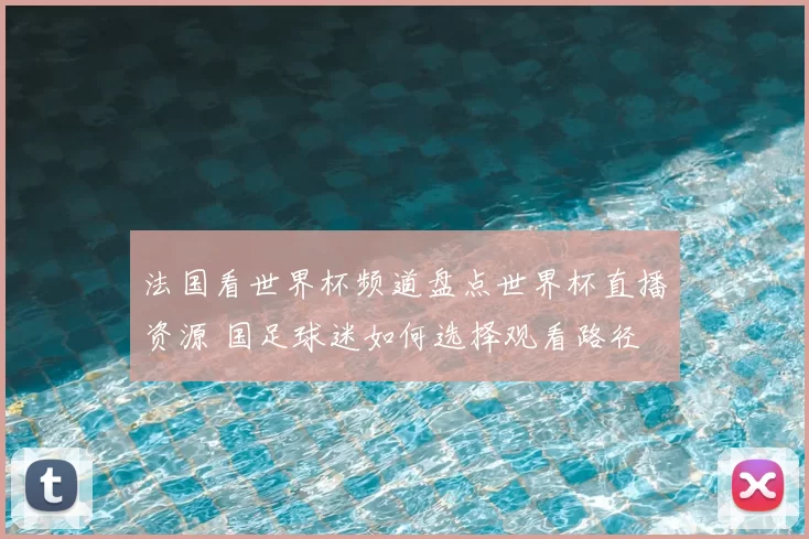 法国看世界杯频道盘点世界杯直播资源 国足球迷如何选择观看路径